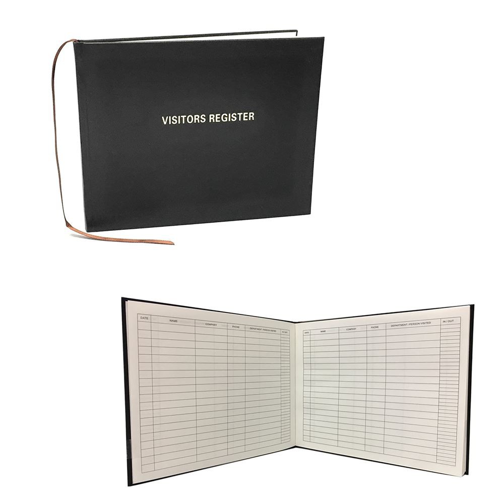 Leather Customized Guest Book