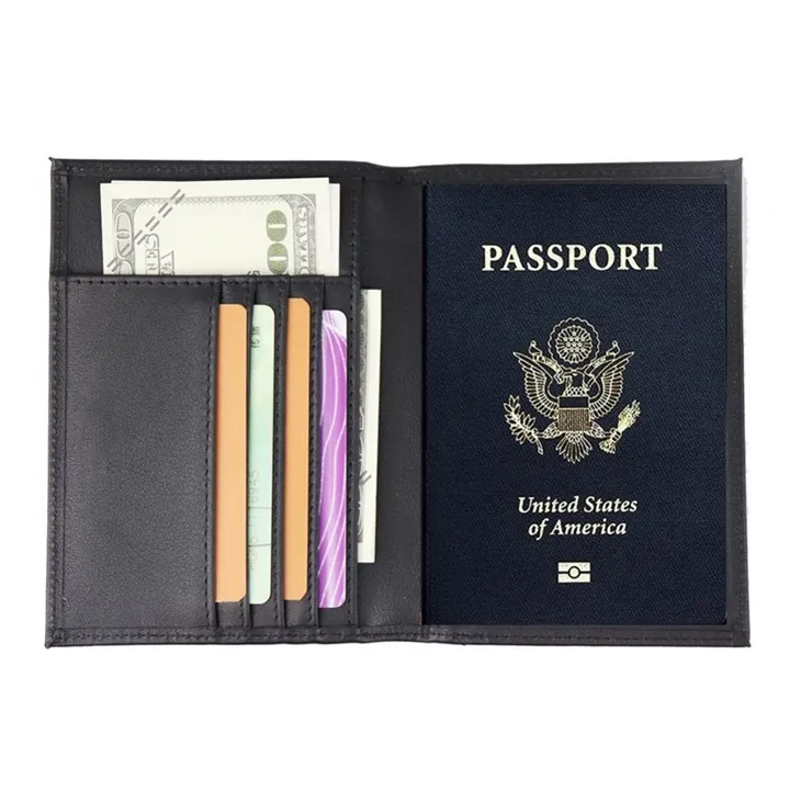 Grey Passport Cover