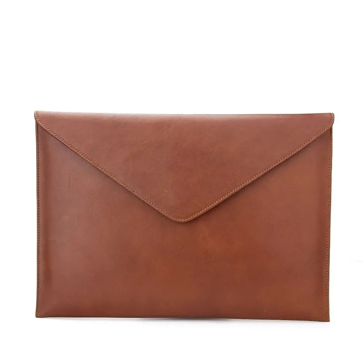Brown Genuine Leather Portfolio Brown Genuine Leather Portfolio