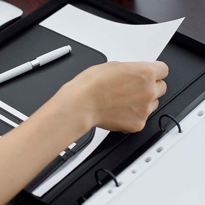 Leather Ring Binder A4