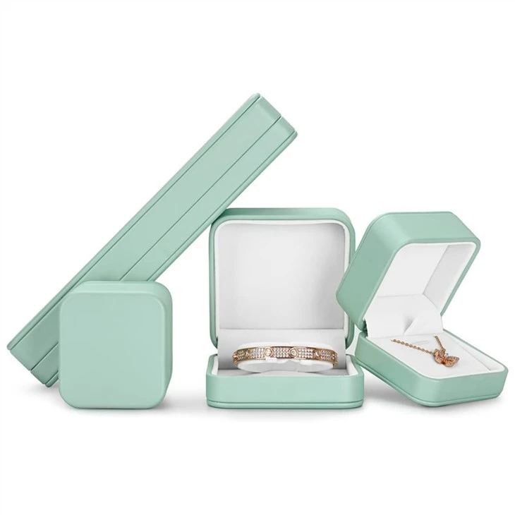 Green Leather Bangle Box Green Leather Bangle Box